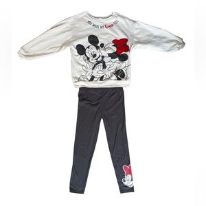 Mickey and Minnie 2 piece set. Size 5